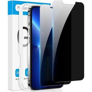 iPhone 14 & iPhone 13 & iPhone 13 Pro Privacy Screen Protector, 2 Pack Privacy